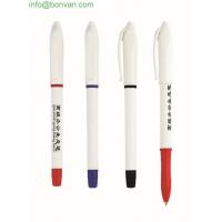China cap style plastic ball pen,plastic gel ink pen, logo printed gel ink pen for sale