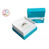 China Luxury Jewelry Paper Gift Box / Necklace Presentation Box Velvet Insert factory
