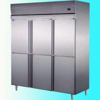 Quality Commercial Stainless Steel Upright Freezers 6 Doors For Restaurant Factory for sale