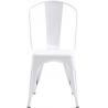 China Metal Kitchen Stackable Metal Restaurant Chairs , Restaurant Stacking Chairs factory