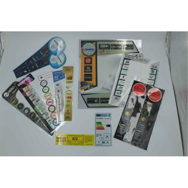Quality Digital Printed Transparent Labels Custom See Through Stickers With Pantone for sale