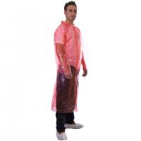 China Fluid Resistant Breathable Lab Coats , 100% Biodegrade Disposable Rain Ponchos factory