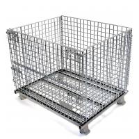 China Collapsible Wire Mesh Cage Pallet Racking Heavy Duty Warehouse Rack factory
