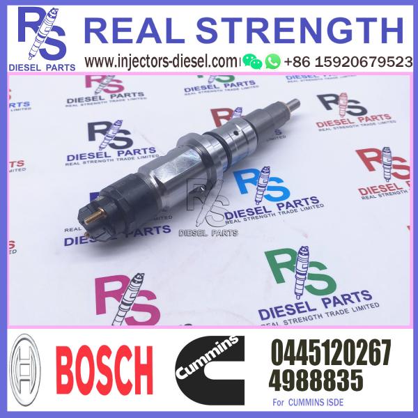 Quality Genuine Common Rail Injector diesel fuel injector 4988835 5253221 5269194 0445120161 0445120204 0445120267 for sale