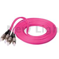 China Multi Mode FC Fiber Patch Cord Duplex OM4 Jumping Cable Low Insertion Loss factory