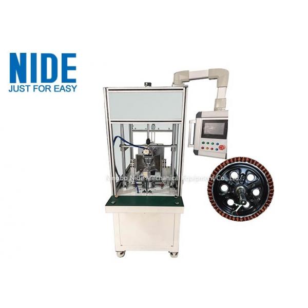 Quality Automatic wheel hub motor stator winding machine , electric scooter flyer coil winder for sale