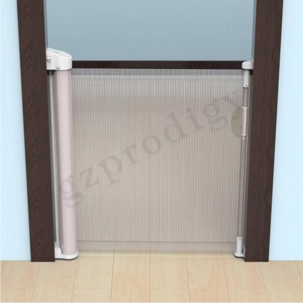 Quality Retractable Mesh Baby Safety Gates Aluminum Frame For Hallways for sale