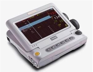 China 12.1”Folding 90 Degree Multi Parameter Patient Monitor Medical Use For Fetal / factory