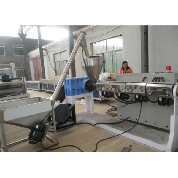 Quality Wood Plastic Profile Extruder Machine , PVC PP PE Composte Wood Skirting Board Profile Machinery for sale