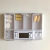 China Medication Electronic Pill Box Dispenser With Timer Alarm Digital Smart Organizer Bottle factory
