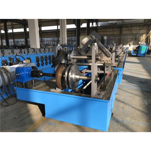 Quality Two Profile Change Top Hat Metal Roll Forming Machine 0.8 - 2.0 Thickness Auto Stacker for sale