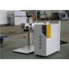 China Mini Fiber Laser Marking Machine / White 20w Laser Engraving Equipment factory