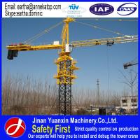 China 8t 6010 tower crane with Schneider electric system factory