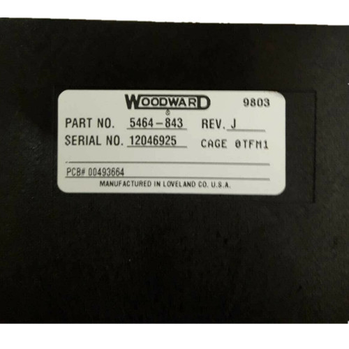 Quality 5464 843 Woodward Module Control PLC Dcs Distributed Control System for sale