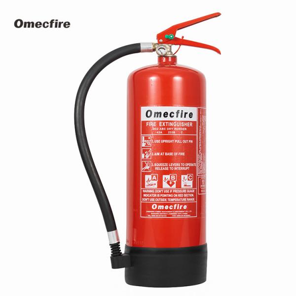 Quality Portable BSI 6KG Dry Powder Fire Extinguisher With 40% ABC Powder for sale