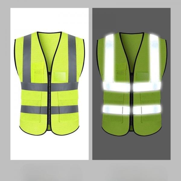 Quality ODM Reflective Safety Vests Washable High Visibility Safety Vest for sale