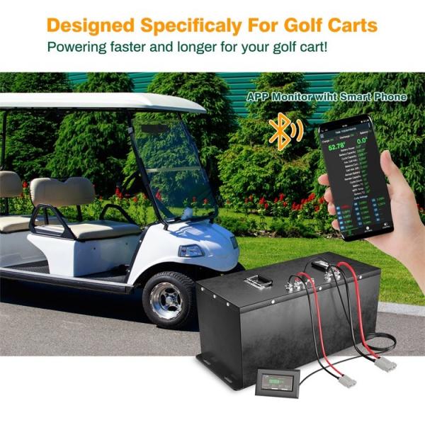 Quality Lithium phosphate Car LiFePO4 Battery Pack 48v 100ah For Golf Cart for sale