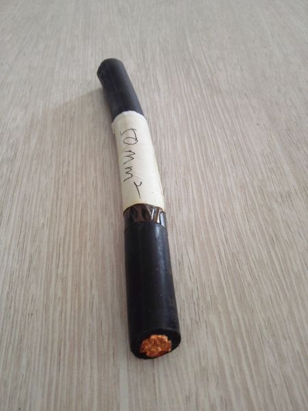 positive / negative battery cable copper conductor 50mm2 sqmm