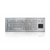 Quality Metal Stainless Steel Industrial Keyboard With Touchpad For Kiosk for sale