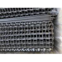 China 304/316 SS Flat Wire Conveyor Belt / Conveyor Chain Belt 0.5mm-3mm Thickness factory
