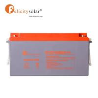China felicity Deep Cycle Solar Power Gel Battery 12V 100Ah 200Ah 150Ah Lead Acid Agm Batteries Solaire China factory