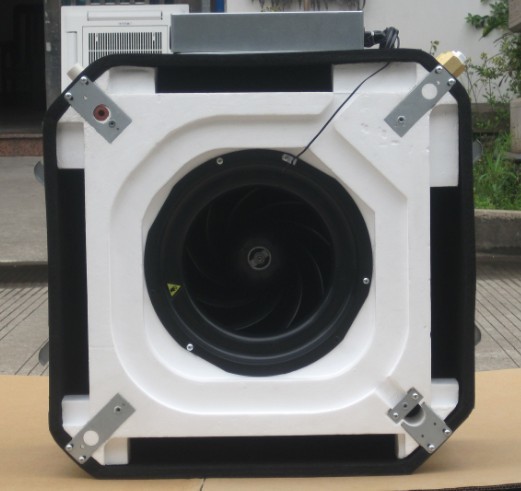 China 4 Way Flowing Water Cassette Fan Coil Unit 7kw Cooling Capacity With AC Motor factory
