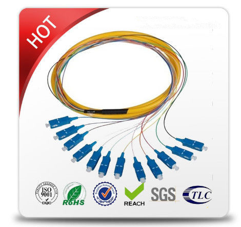 Quality sc sc patch cord Single Mode fiber optic patch cord 10m length  PVC material Outer Jacket  diammeter 3.0MM for sale