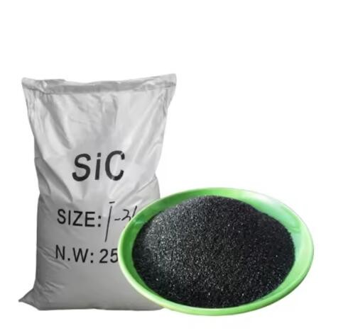 Quality Abrasive Polishing 98% 99% Sic Silicon Carbide Powder F60 Black Silicon Carbide for sale