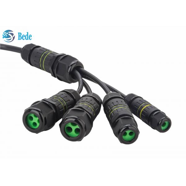 Quality Waterproof Cable Connectors IP68 4 Pins Output 2~4 Wires For Musical Fountain for sale