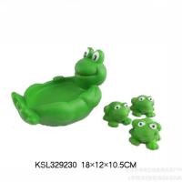 China Vinyl Frog Frog infant bath toys bath mother frog factory