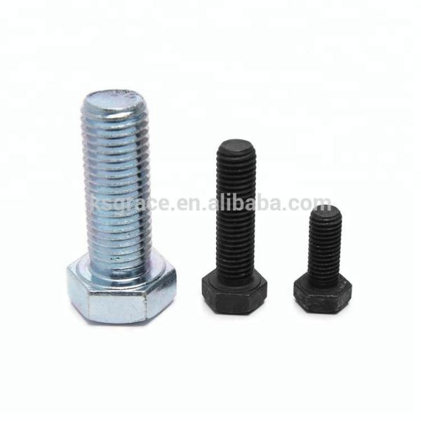 Quality DIN933 Carbon Steel Hex Head Bolt Hexagon Head Bolts With Full Thread for sale