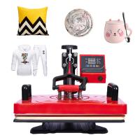 China Factory 15 in 1 combo sublimation machine custom t shirt heat transfer printer heat press machine for mug/hat/t shirt factory