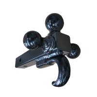 China Black TRI Ball Mount With Hook Welded Steel Hitch Balls factory