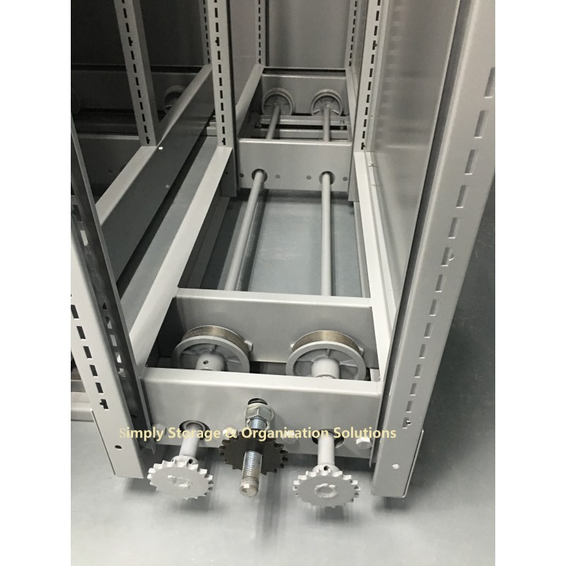 Intelligent Electrical Rolling High Density Filing Cabinet , Sliding ...