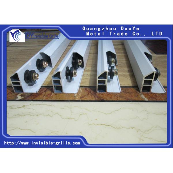 Quality Balcony Invisible Grilles Aluminium Rail Track High Rise Building Children for sale