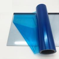 China Transparent Blue Protective Film , Metal Sheet PE Protective Film 50 um Thickness factory