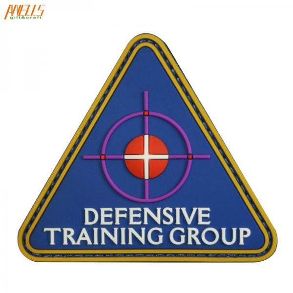 Quality Flexible Morale PVC Patch Raised Logo Lightweight Cool PVC Patches for sale