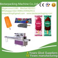 China High speed ice cream packing machine,ice cream bar wrapping machine,stick ice lolly packing machine factory