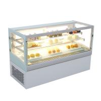 China Sliding Glass Door 130L Cake Table Top Display Chiller for sale