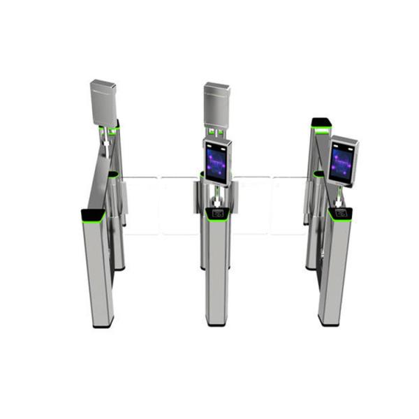 Quality SUS304 Biometric Recognition Glass Turnstile Gate 50persons/min for sale