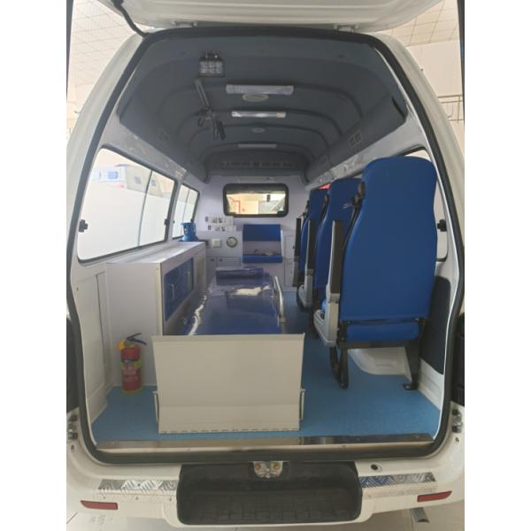 Quality Jinlong Medical Emergency Ambulance Gasoline 7 Seats 4×2 for sale