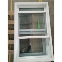 China Tempered Glass UPVC Double Hung Window House Replacement Windows factory