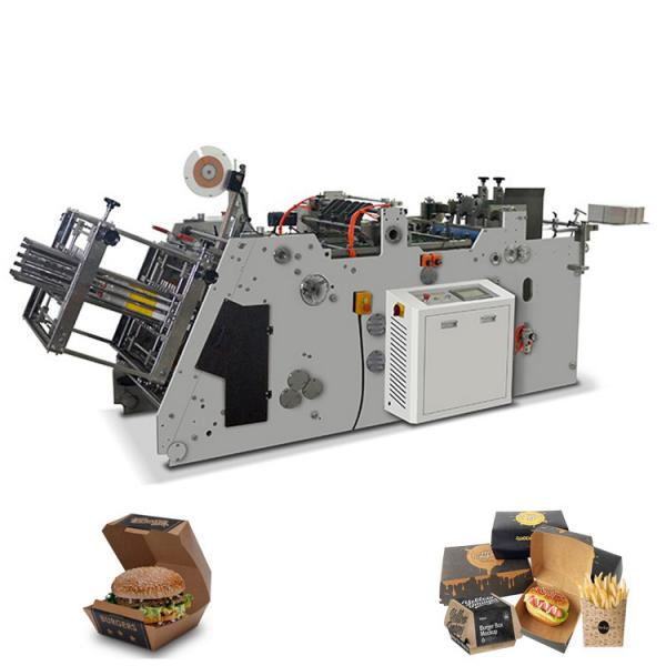 Quality 200-600g/M2 Hamburger Paper Container Machine Low Noise for sale