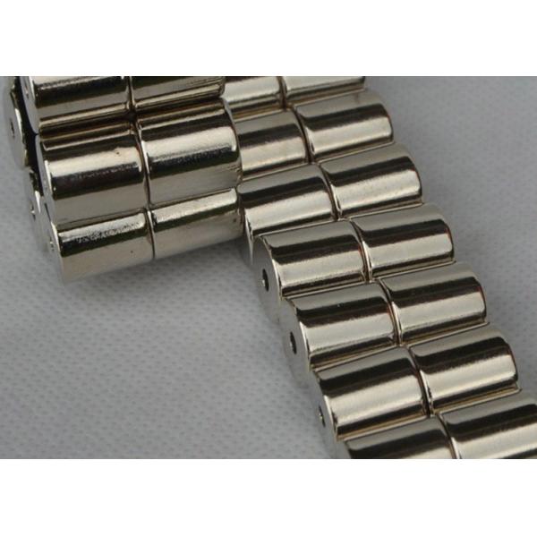 Quality Rare Earth Round Cylinder N38 N45 Neodymium Ring Magnets With Holes Multipurpose Use for sale