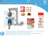 China Full automatic grain snack biscuit packing machine with weigher and Z elevator factory