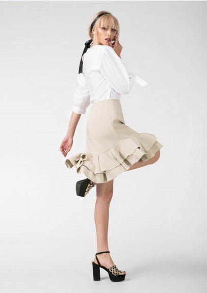 Quality Girl Knee Length Mini Skirts for sale
