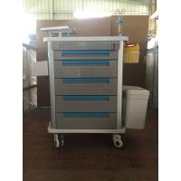 China Stainless Steel Medical Trolley Cart , Hospital Icu Emergency Trolley Drug Delivery factory