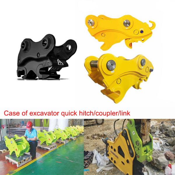 Quality OEM Excavator Quick Coupler Attachment Q355B Steel Material With Pins for sale