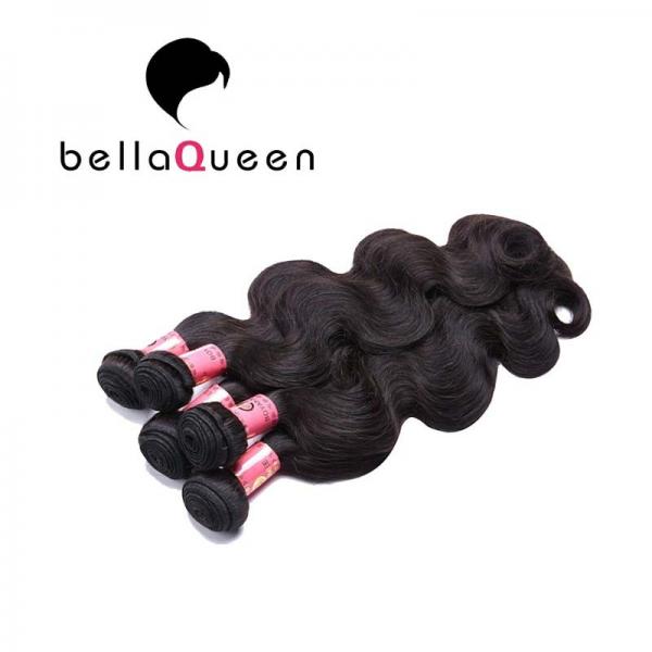 Quality European Body Wave Virgin Human Hair Extensions , 10" - 30" Raw Hair Extension for sale