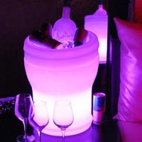 Buy cheap personalized Led colour changing ice bucket with stand funky ice buckets from wholesalers